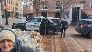 Burlington Police Respond to an Incident on Church St in Burlington VT on 20231123 [upl. by Andrew]