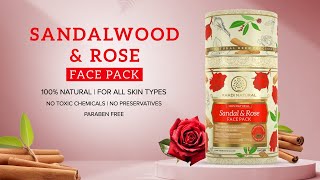 Sandalwood amp Rose Face Pack  Khadi Natural [upl. by Thielen]