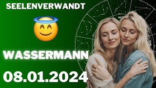 WASSERMANN ♒️😱 TRIFFST DU DEINEN SEELENVERWANDTEN ⭐️ Horoskop  08Januar 2024 wassermann tarot [upl. by Laurianne939]