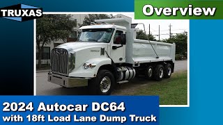 Overview 2024 Autocar DC64 with 18ft Load Lane Dump Truck [upl. by Rudyard]