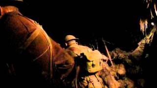 WW1 trench exhibit at the Imperial War Museum in London [upl. by Harden]