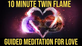 Twin Flame Guided Meditation For Twin Flame Reunion amp Connection [upl. by Sontich290]