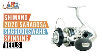 Shimano SRG6000SWAHG Saragosa SWA Spinning Reel Review  JampH Tackle [upl. by Assirrec916]