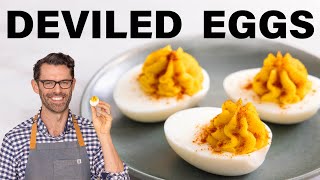 Easy Deviled Eggs Recipe [upl. by Assenahs]