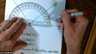 How to Use a Protractor [upl. by Sinnylg]