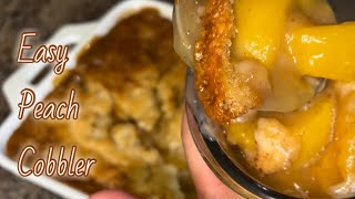 The Easiest Peach Cobbler Recipe [upl. by Giulietta]