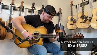 Maton Guitars EBG808C Nashville 16688 [upl. by Hpotsirhc]