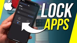 How to Lock Apps on iPhone with Face ID or Passcode [upl. by Florance]