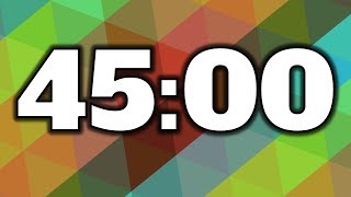 45 Minute Timer [upl. by Ansilme]