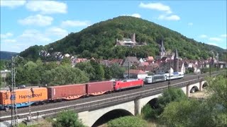 🇩🇪 Railadventure BR 103 amp DB Cargo BR 152 in Gemünden am Main [upl. by Atteoj]