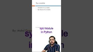 sys module in python codewithdaneyal [upl. by Yelsgnik199]