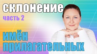 Падежные окончания прилагательных Как определить окончания прилагательных по падежам [upl. by Jd]