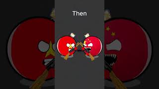 china relationship now and then countryballs china russia india vietnam pakistan [upl. by Swane]