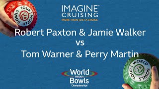 World Indoor Bowls Championship 2024 Robert Paxton amp Jamie Walker vs Tom Warner amp Perry Martin Da… [upl. by Nahoj]