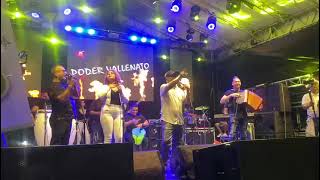 Que Ganas con verme llorar El Poder Vallenato En Vivo [upl. by Hana]