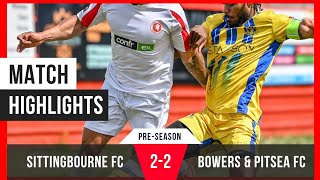 Sittingbourne FC vs Bowers amp Pitsea FC Match Highlights [upl. by Norrat441]