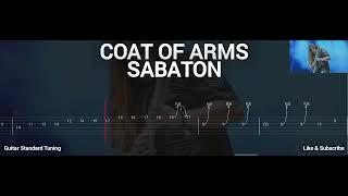 SABATON  COAT OF ARMS  TAB GUITAR [upl. by Ennaimaj]