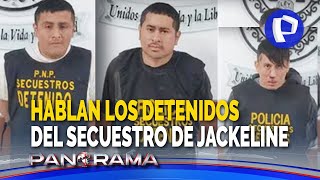 Rescate de Jackeline Salazar hablan los detenidos por secuestrar a joven empresaria [upl. by Rab]