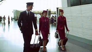 The Cabin Crew Life with Qatar Airways [upl. by Kunz]