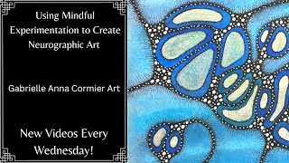 How to Create Abstract Art Using Watercolors and Mixed Media  Intuitive Neurographic Art Process [upl. by Orva]