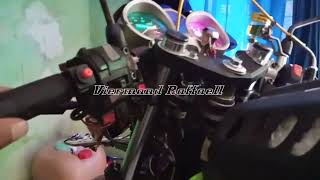 VIXION OLD modif UNDERYOKE dengan shock teleskopik standar [upl. by Ixel84]