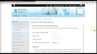 Formacion online Obtención Certificado Digital FNMT [upl. by Dinin2]