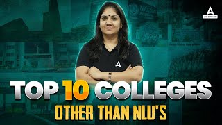 TOP 10 Colleges Other Than NLUs  Top 10 NonNLU Colleges in India  Best Private Law Colleges [upl. by Tound308]