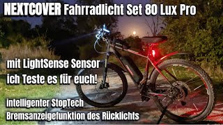 NEXTCOVER Fahrradlicht Set mit LightSense Sensor ich Teste es für euchebike informativ emtb [upl. by Rbma2]