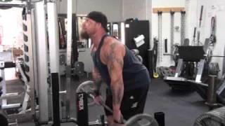 Barbell Power Shrugs  Traps Exercise [upl. by Tony]