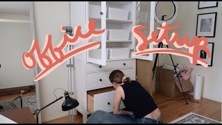 Saturday VLOG Setting up my office [upl. by Assilram]