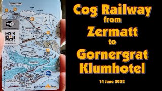 Switzerland Zermatt to Gornergrat  14 June 2022  4K [upl. by Eelynnhoj551]