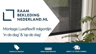 Montage instructies Luxaflex® rolgordijnen in de dag en op de dag ➤ Raambekleding Nederland [upl. by Idnod]