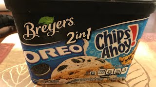 BREYERS 2in1 OREO and CHIPS AHOY ICE CREAM [upl. by Kohler]