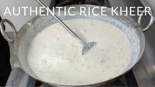 Authentic Rice Kheer Recipe  चावल की खीर की रेसिपी  How To Make Bulk Rice Kheer At Home [upl. by Torhert]