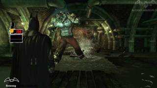 Batman Arkham Asylum Walkthrough Part 45  Killer Croc Boss Fight [upl. by Terle]