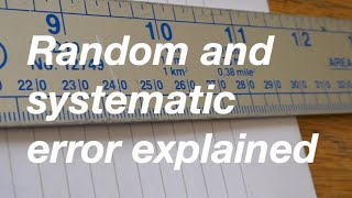 Random and systematic error explained from fizzicsorg [upl. by Gaiser641]