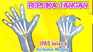 MEMBUAT REPLIKA TANGAN  MEDIA PEMBELAJARAN [upl. by Eemla446]