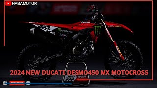 2024 NEW DUCATI DESMO450 MX MOTOCROSS [upl. by Ehrman68]