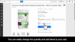 New Herbalife online ordering overview [upl. by Merrielle]