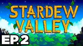 ⛏ ABANDONED MINE SHAFT NEW SEEDS HARVESTING CROPS 🌾  Stardew Valley Ep2 Gameplay  Lets Play [upl. by Rakabuba]