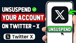 How To Unsuspend Twitter Account  Unlock Twitter Account 2024 New Method [upl. by Srini]