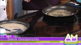 Chef Gino Bambinos Steak Gorgonzola recipe [upl. by Robb]