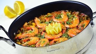 Paella cu fructe de mare  JamilaCuisine [upl. by Annayehc]