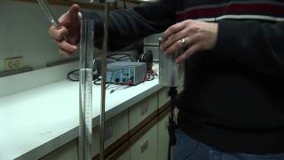 Resonance tube demonstration [upl. by Alburga742]