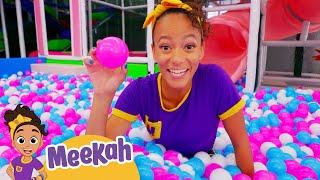 NEW Meekah Visits Munchkin’s Indoor Playground  Blippi and Meekah Kids TV [upl. by Imena57]