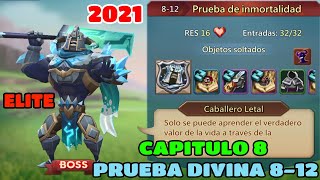 PRUEBA DE INMORTALIDAD 812 CAPITULO 8 PRUEBA DIVINA SUELO SAGRADO ELITE LORDS MOBILE GAMEPLAY FÁCIL [upl. by Elrebma258]