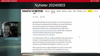 Nyheter 20240903 [upl. by Schindler]