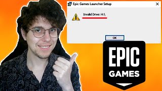 How To Fix Epic Games Invalid Drive [upl. by Pryor]