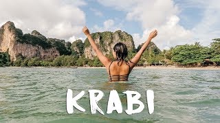 KRABI VLOG THAILAND  Visiting Ao Nang and Railay Beach  Thailand Vlog 2 🏝 [upl. by Leachim]