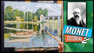 How to Paint like Monet  Impressionist Techniques  Part II [upl. by Merline848]